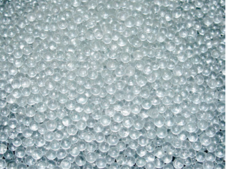 Grinding Glass Beads